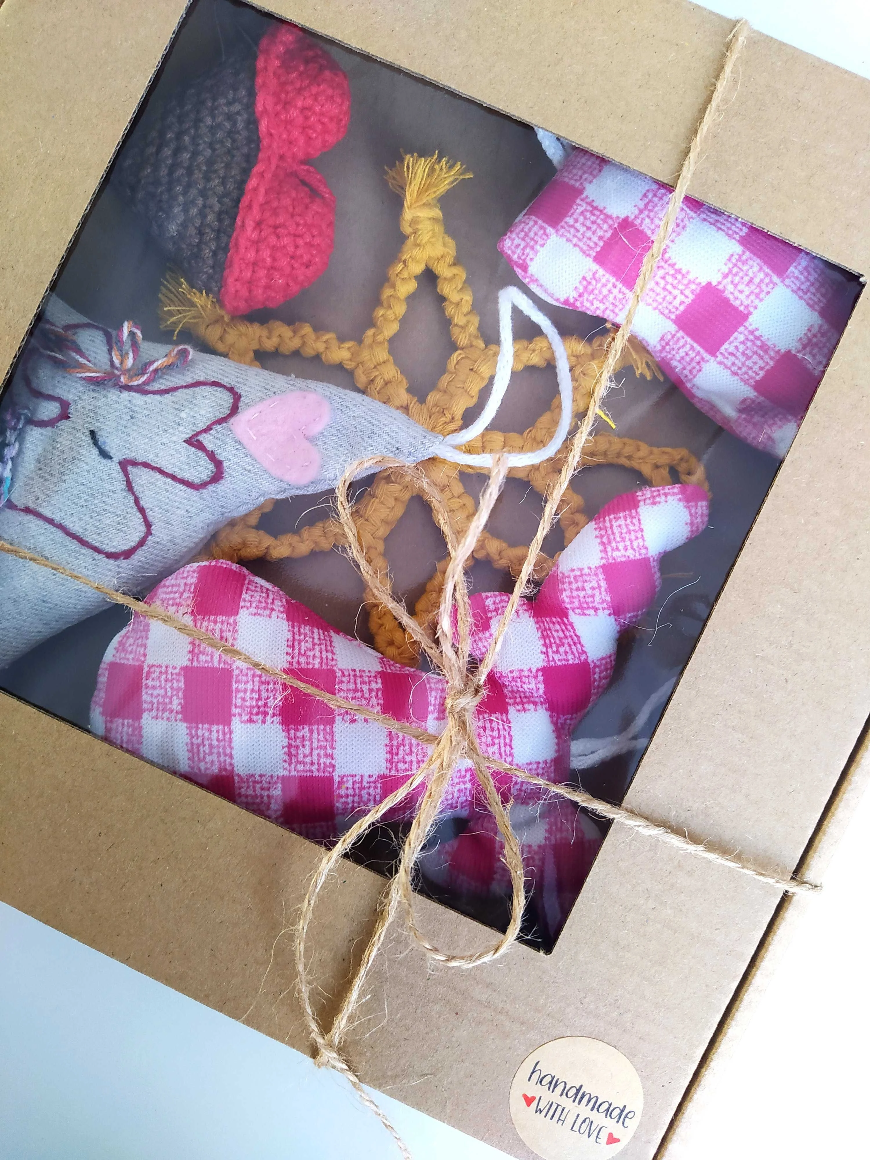 Box prezentowy – komplet ręcznie robionych ozdób choinkowych — zdjęcie 6